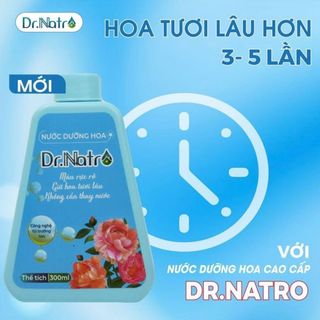 Nước Dưỡng Hoa Dr Natro - Giữ hoa tươi lâu - Màu sắc hoa bền đẹp gấp 3 - 5 lần - Chai 300ml