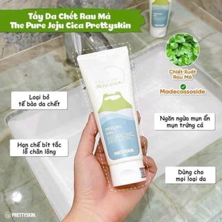 Tẩy da chết rau má