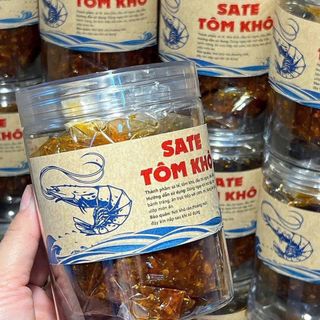 SATE TÔM KHÔ CHÁY TỎI SIÊU PHẨM, ĂN LÀ GHIỀN 400G - WINNIE HOUSE