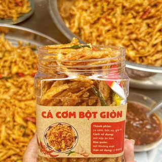 CÁ CƠM CHIÊN BỘT GIÒN LÁ CHANH, NHÂM NHI CỰC ĐÃ 250G - WINNIE HOUSE