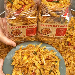 CÁ CƠM CHIÊN BỘT GIÒN LÁ CHANH, NHÂM NHI CỰC ĐÃ 250G - WINNIE HOUSE