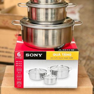 Bộ nồi Sony 3 cái 16-18-24