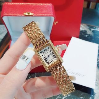 ĐỒNG HỒ NAM NỮ THỜI TRANG KATIE MẶT CHỮ NHẬT