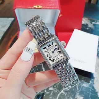 ĐỒNG HỒ NAM NỮ THỜI TRANG KATIE MẶT CHỮ NHẬT