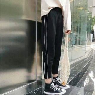 Quần Thể Thao 2  sọc nam nữ chất vải mềm co giãn quần thu đông NAM NỮ_SHOP THANH HÀ