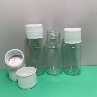 100 Lọ PET 5ml 10ml có nắp tròn sẵn seal