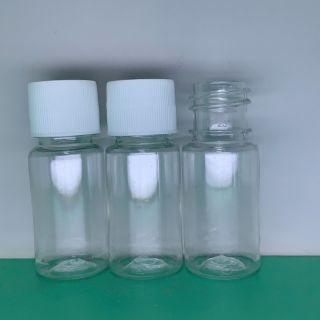 100 Lọ PET 5ml 10ml có nắp tròn sẵn seal