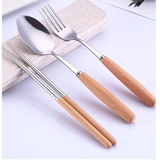 Bộ Đũa Muỗng Nĩa Lúa Mạch