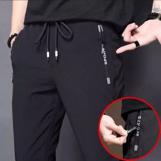 Quần thể thao CHẤT vải poly cực xịn sò TÚI CÓ KHÓA KÉO ỐNG SUÔNG , ỐNG BO