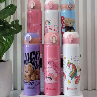 BÌNH GIỮ NHIỆT INOX 500ML HỌA TIẾT HOẠT HÌNH