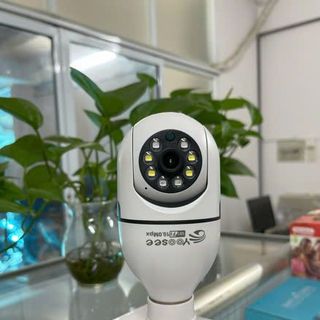 amera WIFI YOOSEE Chui Bóng Đèn FHD, Ban Đêm Có Màu,Đàm Thoại 2 Chiều,Xoay 360 Độ