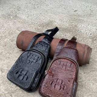 Cặp da cá sấu thật nhận gia công theo mẫu zalo:0969.599.012