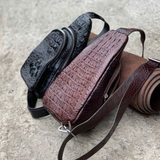 Cặp da cá sấu thật nhận gia công theo mẫu zalo:0969.599.012