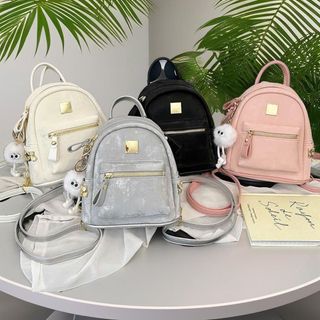 BALO MINI DA NHUNG SIÊU XINH, NHỎ GỌN, ĐÁNG YÊU, PHỐI ĐỒ SIÊU CHẤT WH766 - WINNIE HOUSE