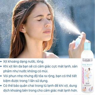 Xịt khoáng EVOLUDERM Thái Lan 150ml