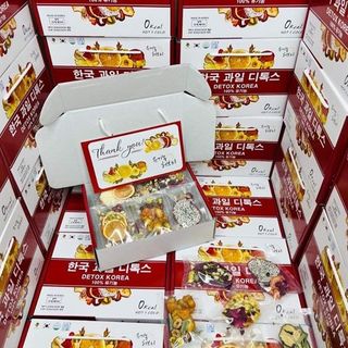 Trà Giải Nhiệt Detox Hoa Quả Hộp Màu Đỏ (Thùng 20 Hộp x 25 Gói)