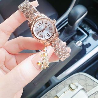 ĐỒNG HỒ NỮ CAO CẤP MKORS 3228 MẶT SỐ LA MÃ SIZE MINI