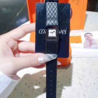 ĐỒNG HỒ NỮ CHÍNH HÃNG COMLORVEI DÂY DA MẶT VUÔNG FULLBOX