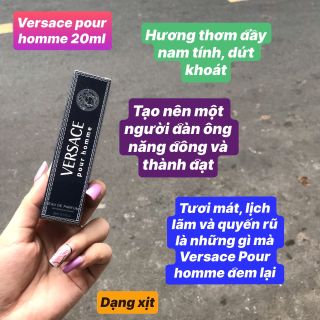 Tổng hợp nước hoa chiết 20ml xịn - LƯU HƯƠNG TRÊN 8H