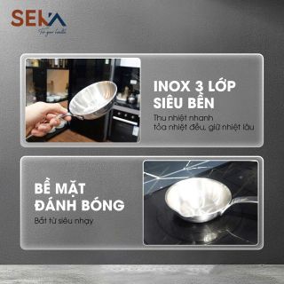 Chảo Inox Seka 12CM