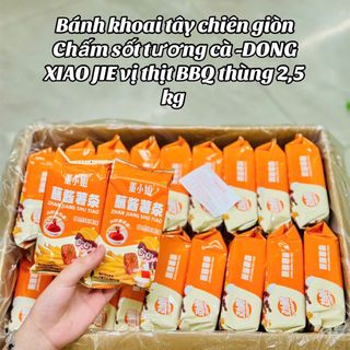 Bánh khoai tây chiên giòn chấm sốt tương cà