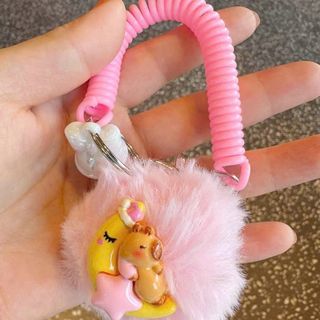 Móc khoá cappy hồng
