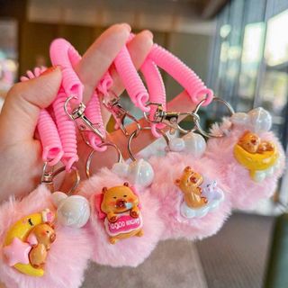 Móc khoá cappy hồng