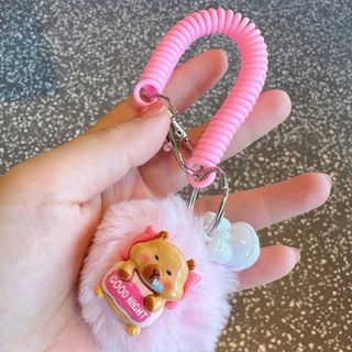 Móc khoá cappy hồng