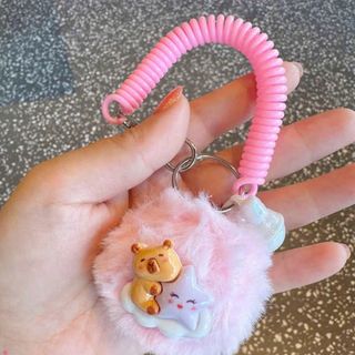 Móc khoá cappy hồng