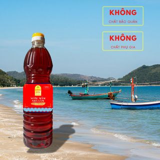 NƯỚC MẮM HẰNG HÒA - NƯỚC MẮM NHĩ CÁ CƠM TRUYỀN THỐNG NHÀ LÀM - CHAI NHỰA 1000ML