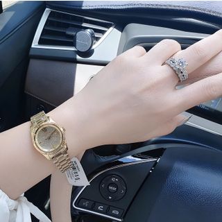 ĐỒNG HỒ NỮ CAO CẤP MKORS 3690 MẶT FULL ĐÁ SIZE MINI