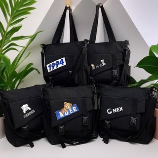 TÚI TOTE ĐEO CHÉO UNISEX PHONG CÁCH HÀN QUỐC – SIÊU CHẤT, CỰC TRENDY WH772 - WINNIE HOUSE