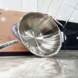 Chảo Inox Seka Sâu Lòng 3 Lớp 26-28Cm