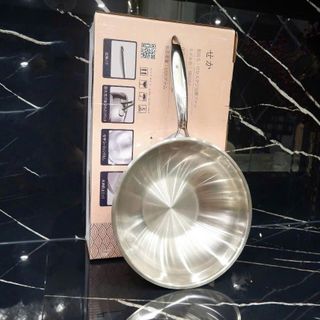 Chảo Inox Seka Sâu Lòng 3 Lớp 26-28Cm