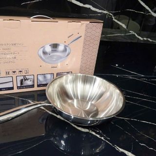 Chảo Inox Seka Sâu Lòng 3 Lớp 26-28Cm