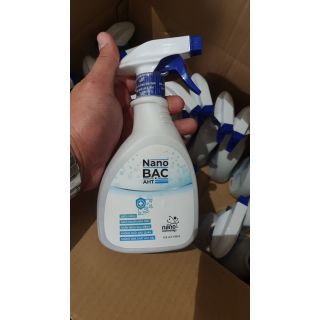 Xịt kháng khuẩn Nano Bạc AHT - Vệ sinh tay chân, đồ chơi, đồ dùng, phòng bệnh hương hoa hồng Pháp (100ml, 430ml, 5L)