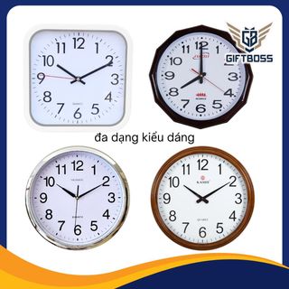 Đồng hồ treo tường, Đồng hồ quà tặng in logo giá sỉ