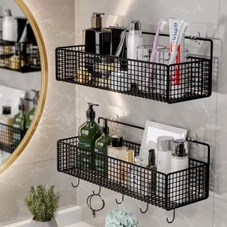 KỆ SẮT LƯỚI DÁN TƯỜNG HÌNH CHỮ NHẬT