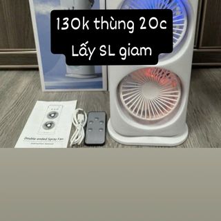 Quạt Tích Điện Để Bàn Mini