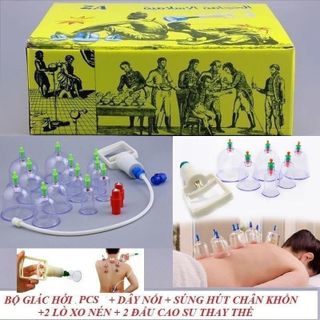 BỘ GIÁC HƠI 12 ỐNG HÚT CHÂN KHÔNG