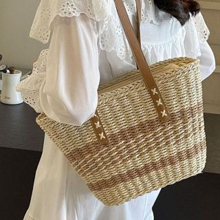 Túi Xách Cói Đan Cao Cấp,Tũi Cói Đeo Vai Du Lịch Thời Trang
