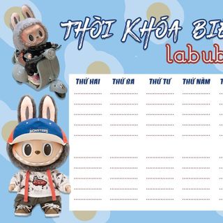 THỜI KHÓA BIỂU SET 2 TỜ