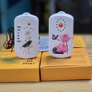 Máy Niệm Phật minh đeo cổ (X6) có khe thẻ có 65 bài Pháp, cos jack cắm tai nghe, âm thanh rất hay