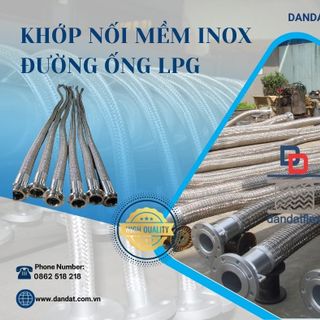 Khớp nối mềm inox chịu áp cao, Ống mềm inox kim loại chịu nhiệt, Flexible Hose, sản xuất trực tiếp