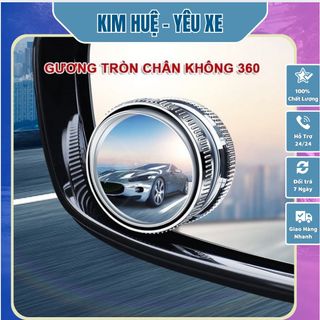 Gương Cầu Lồi Gắn Kính Hậu Xe Con Xoay 360 Xoá Điểm Mù Dùng Đế Hút Không Chất Lượng Hàng đầu giá sỉ