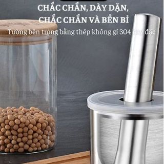BỘ CỐI CHÀI INOX 304 10X9.5CM