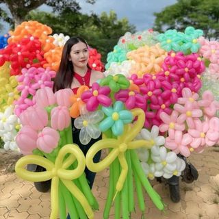 TÚI 50 BONG BÓNG DÀI+ 1 BƠM BÓNG+ 1 TỜ STICKER