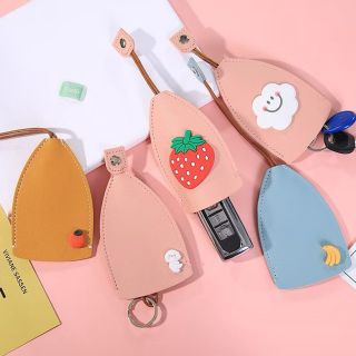 Túi Da pu Đựng Chìa Khóa Xe Hơi Họa Tiết Hoạt Hình Dễ Thương