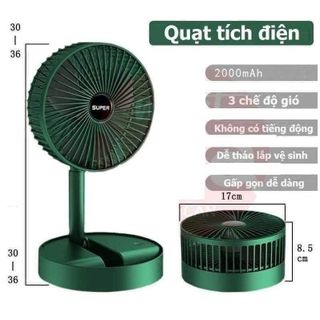 QUẠT SUPER TÍCH ĐIỆN XANH LÁ