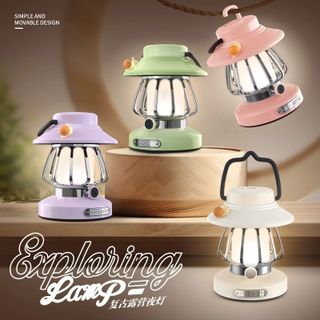 ĐÈN BÃO ỐC SÊN 3 CHẾ ĐỘ DECOR TRANG TRÍ